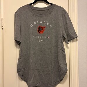 Women’s Nike Gray Orioles Baseball Tee